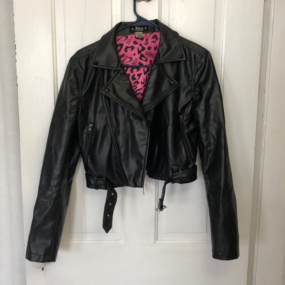Abbey Dawn by Avril Lavigne leather biker jacket